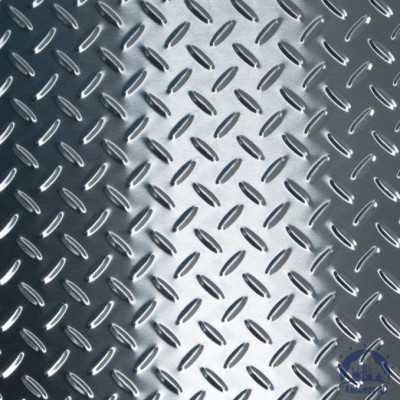 Рифлёный алюминиевый лист "Чечевица" 1,5х1200х3000 мм АМГ2НР купить  в Нижнем Тагиле