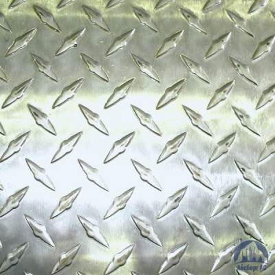 Рифлёный алюминиевый лист "Чечевица" 1,5х1500х3000 мм АМГ2НР купить  в Нижнем Тагиле