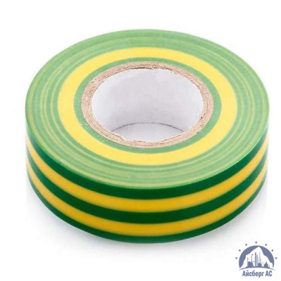 Лента изоляционная ПВХ (Авалон) 15 мм жёлто-зелёная купить  в Нижнем Тагиле