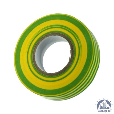 Лента изоляционная ПВХ (Полимерпак) 20 мм желто-зеленая купить  в Нижнем Тагиле